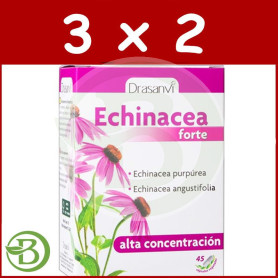Pack 3x2 Echinacea 45 Cápsulas Drasanvi
