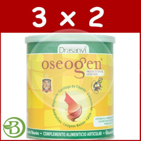 Pack 3x2 Oseogen Polvo 375Gr. Drasanvi