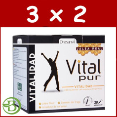 Pack 3x2 Vitalpur Vitalidad 20 Viales Drasanvi