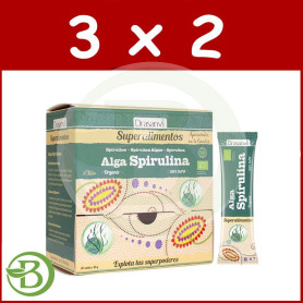 Pack 3x2 Spirulina Bio 20 Sticks Drasanvi