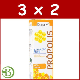 Pack 3x2 Propolis Extracto con Alcohol 50Ml. Drasanvi