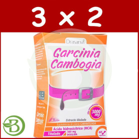 Pack 3x2 Garcinia Cambogia 60 Cápsulas Drasanvi