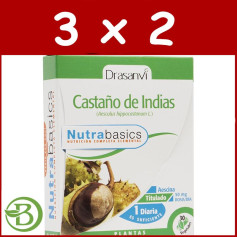Pack 3x2 Castaño De Indias 30 Cápsulas Drasanvi
