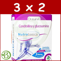 Pack 3x2 Condroitina + Glucosamina 48 Cápsulas Drasanvi