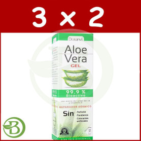 Pack 3x2 Gel Aloe Vera 200Ml. Drasanvi