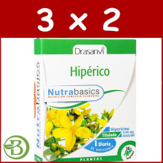 Pack 3x2 Hipérico 30 Capsulas Drasanvi
