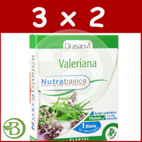 Pack 3x2 Valeriana 30 Cápsulas Drasanvi