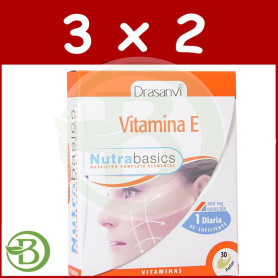 Pack 3x2 Vitamina E 30 Perlas Drasanvi