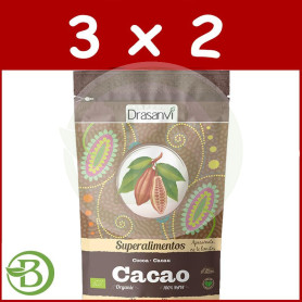Pack 3x2 Cacao Bio 175Gr. Drasanvi