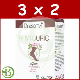 Pack 3x2 Phytouric 60 Cápsulas Drasanvi