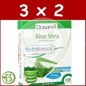 Pack 3x2 Aloe Vera 60 Comprimidos Drasanvi