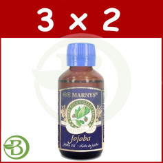 Pack 3x2 Aceite Puro de Jojoba 125Ml. Marnys