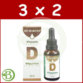 Pack 3x2 Vitamina D 30Ml. Marnys