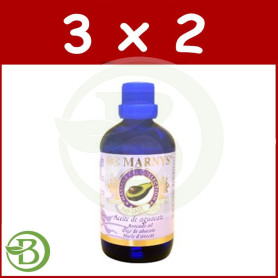 Pack 3x2 Aceite Masaje de Aguacate Marnys