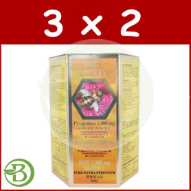 Pack 3x2 Propóleo con Equinácea 90 Perlas Marnys