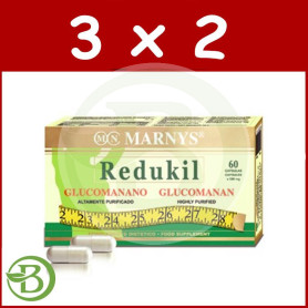 Pack 3x2 Redukil (Glucomanano) Marnys