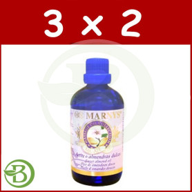 Pack 3x2 Aceite Masaje de Almendras Dulces Marnys