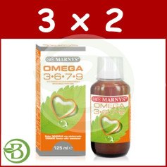 Pack 3x2 Omega 3, 6, 7, 9 Marnys