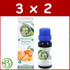 Pack 3x2 Aceite Alimentario de Mandarina 15Ml. Marnys