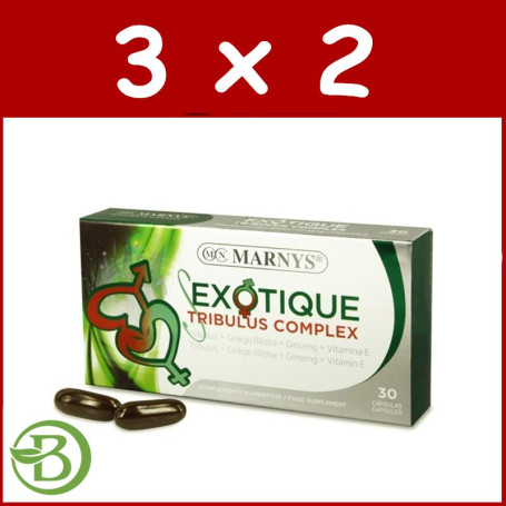 Pack 3x2 Exotique Tribulus Complex Marnys