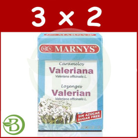 Pack 3x2 Caramelos Valeriana S/A 36,5Gr. Marnys