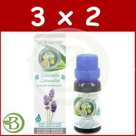 Pack 3x2 Aceite Esencial Alimentario de Lavandín 15Ml. Marnys