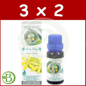 Pack 3x2 Aceite Esencial Alimentario de Ylang Ylang 15Ml. Marnys