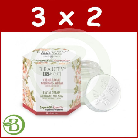 Pack 3x2 Crema Facial Antioxidante 50Ml. Marnys