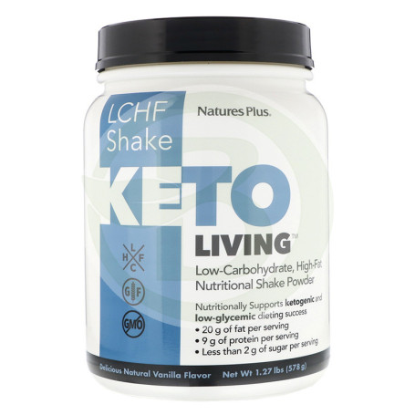 Keto Living Batido Vainilla 578Gr. Nature´S Plus