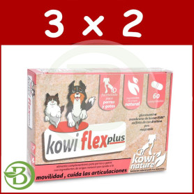 Pack 3x2 Kowi Flex Plus, 60 Comprimidos Kowi Nature