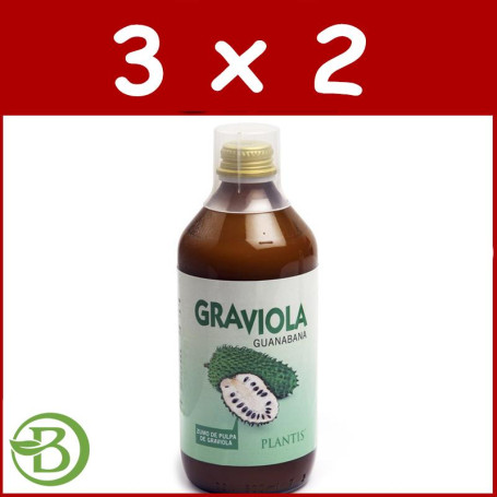Pack 3x2 Graviola 500Ml. Plantis