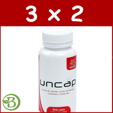 Pack 3x2 Uncap 45 Cápsulas Plantis