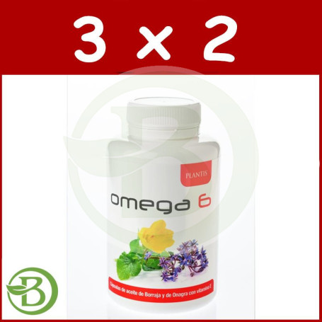 Pack 3x2 Omega 6 410 Cápsulas Plantis