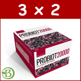 Pack 3x2 Probiot 20.000 Fórmula Íntima 15 Sobres Plantis
