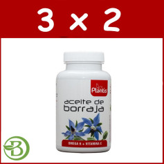 Pack 3x2 Aceite De Borraja 120 Cápsulas Plantis