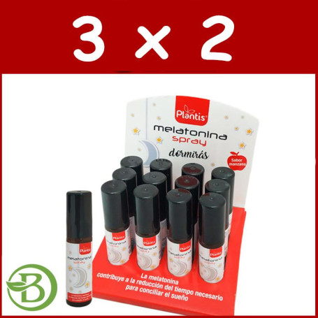 Pack 3x2 Melatonina Spray 20Ml. Plantis