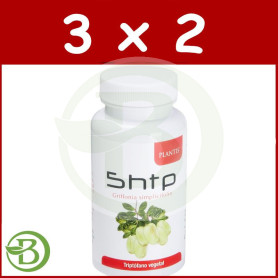 Pack 3x2 Triptófano 5HTP 60 Cápsulas Plantis