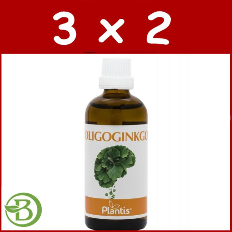 Pack 3x2 Oligoginkgo 100Ml. Plantis