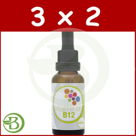 Pack 3x2 Vitamina B12 30Ml. Plantis