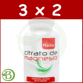 Pack 3x2 Citrato De Magnesio 60 Comprimidos Plantis