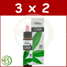 Pack 3x2 Aceite De Cáñamo Cbd 10% 1.000Mg. 10Ml. Plantis