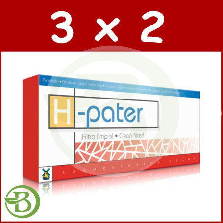 Pack 3x2 H-Pater 20 Viales Tegor