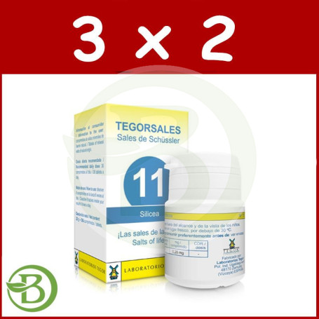 Pack 3x2 Sales de Schussler 11 (Si) Tegor