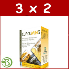 Pack 3x2 Curcumin3 30 Comprimidos Tegor