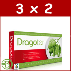 Pack 3x2 Dragoter 40 Cápsulas Tegor