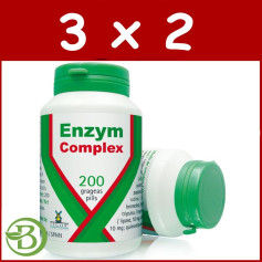 Pack 3x2 Enzym Complex 200 Cápsulas Tegor
