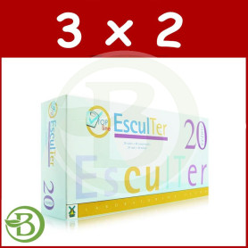 Pack 3x2 Esculter 3 20 Viales + 40 Cápsulas Tegor
