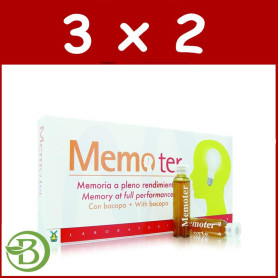 Pack 3x2 Memoter 20 Viales Tegor