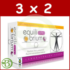 Pack 3x2 Equilibrium EMO 60 Cápsulas Tegor