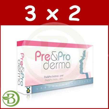 Pack 3x2 Pre & Pro Derma 28 Cápsulas Tegor